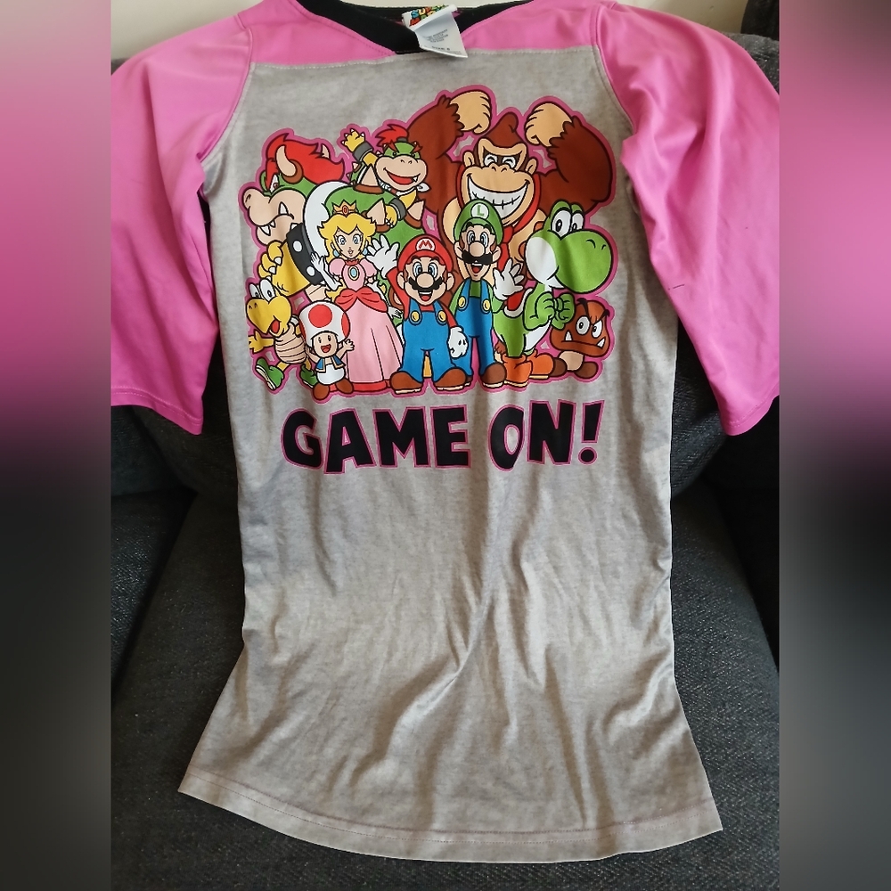 Girl's Super Mario Nightgown